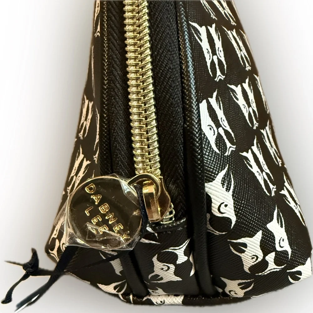 DABNEY LEE French Bulldog Cosmetic Case/NWT